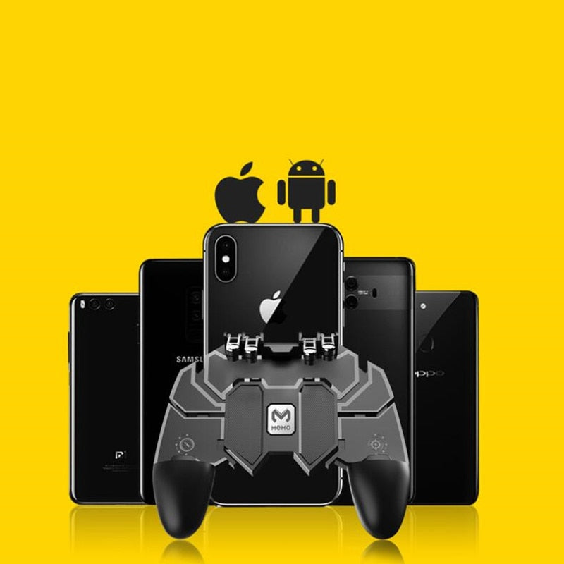 Pubg Game Gamepad AK66 For Mobile Phone Shooter Trigger Fire Button Game Controller Joystick Metal Trigger - Gaming Empire