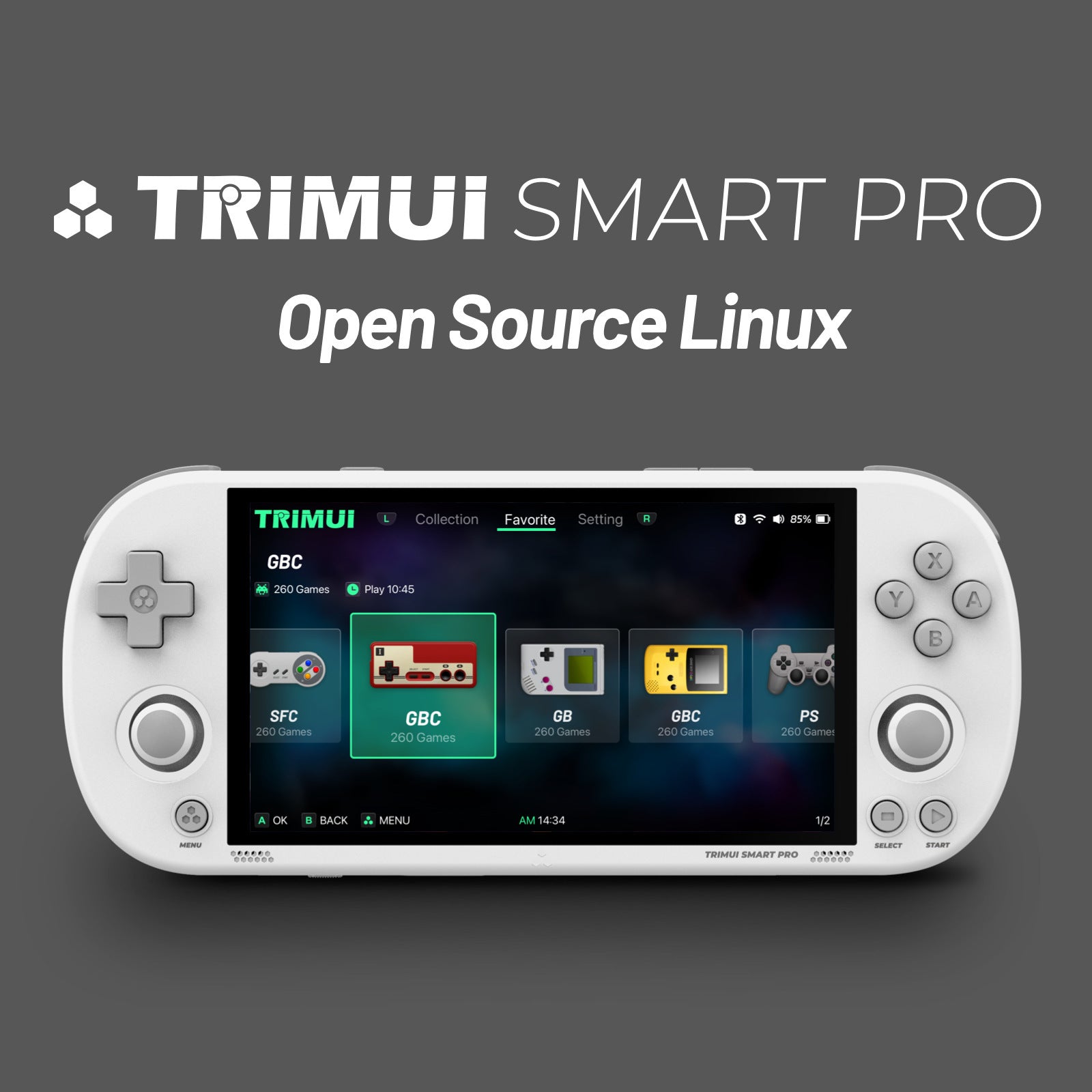 5-inch high-definition wireless open-source mini PS1 handheld game console - Gaming Empire