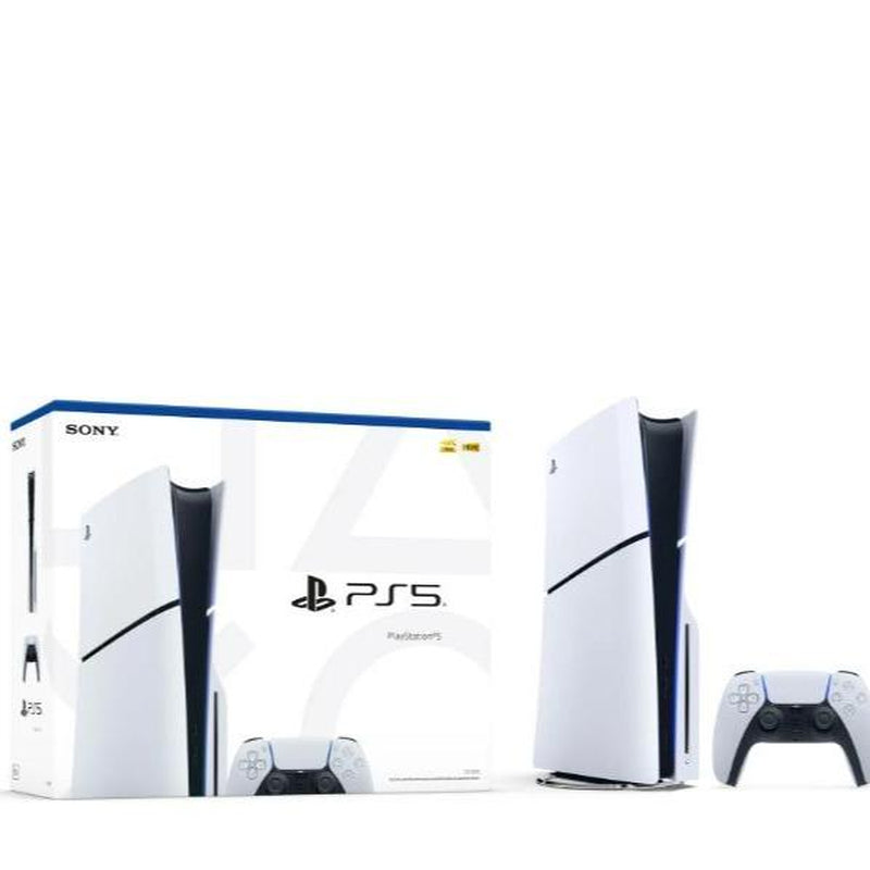 Playstation 5 Disc Console Slim - Compatible with Games - Ideal for Home Entertainment Handle Lightning