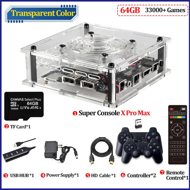 Retro mini video game console with dual systems of PSP/N64 for TV - Gaming Empire