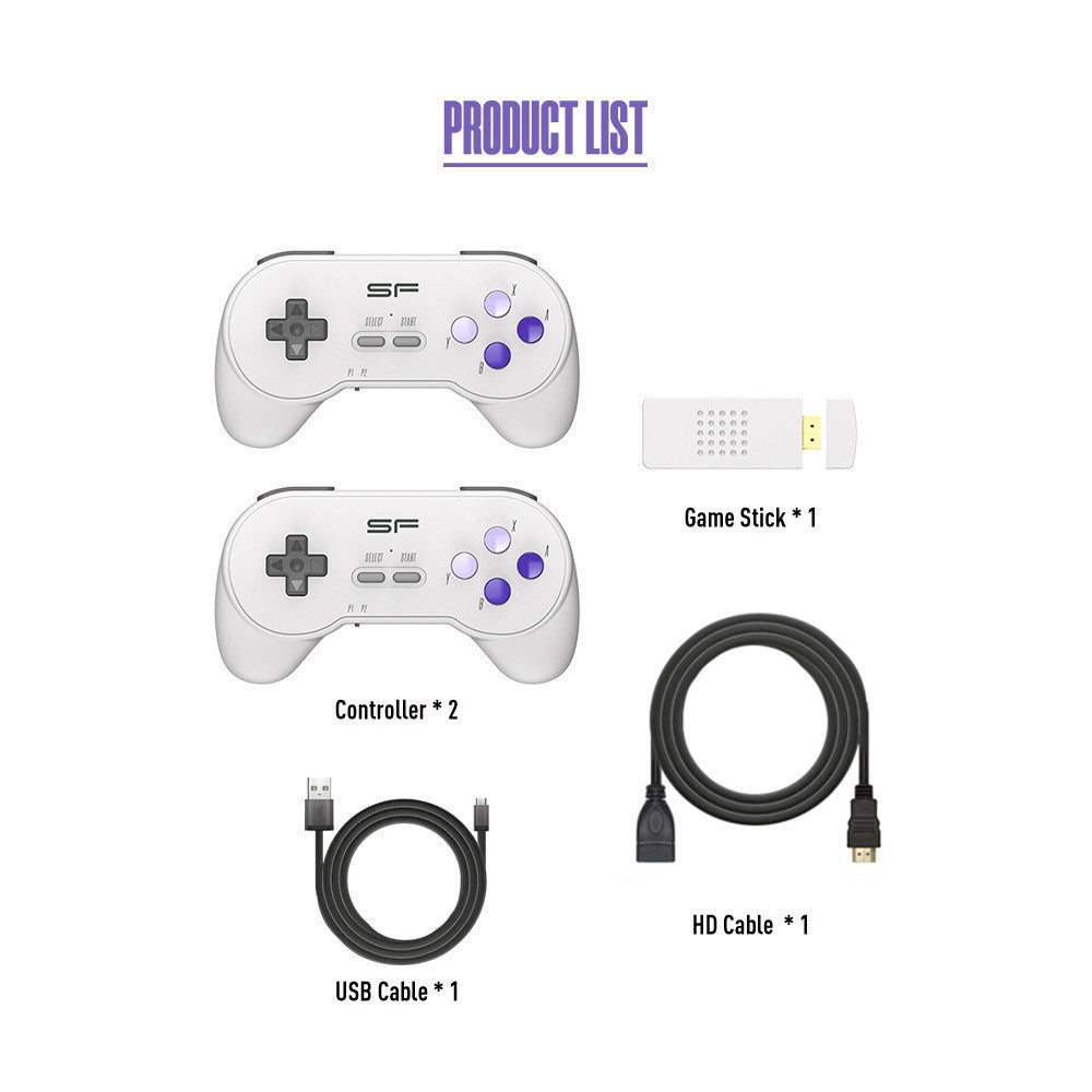 SFC Classic Retro Gaming Console Super SNES Wireless Doubles HD Gaming Console Y2 SF Mini Gaming Console - Gaming Empire
