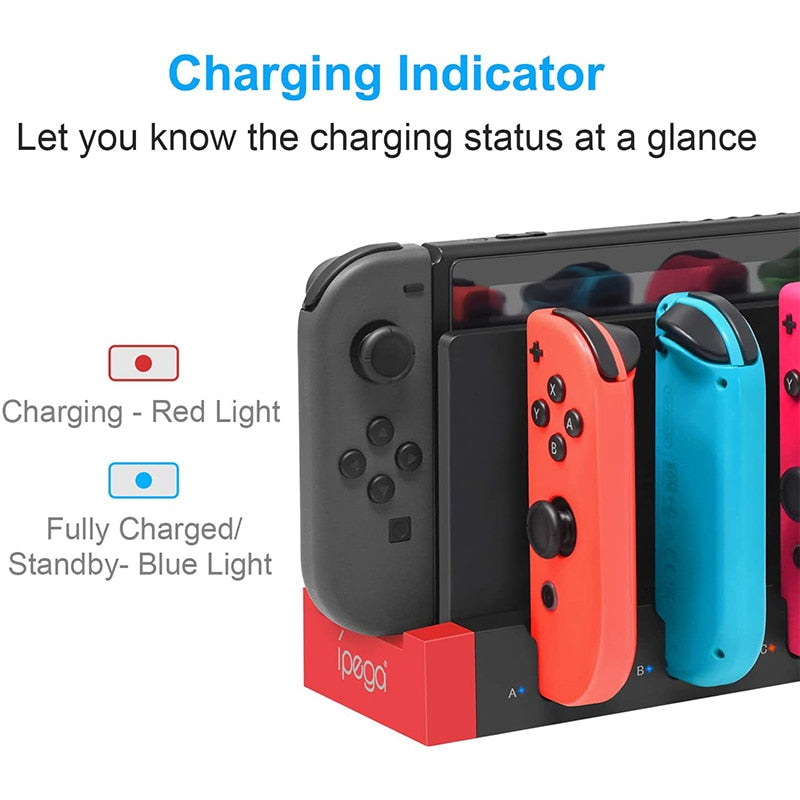 Switch Joy Con Controller Charger Dock Stand Station Holder for Nintendo Switch NS Joy-Con Game Support Dock for Charging - Gaming Empire