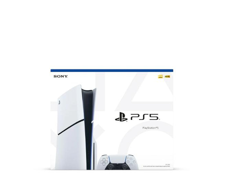 Playstation 5 Disc Console Slim - Compatible with Games - Ideal for Home Entertainment Handle Lightning