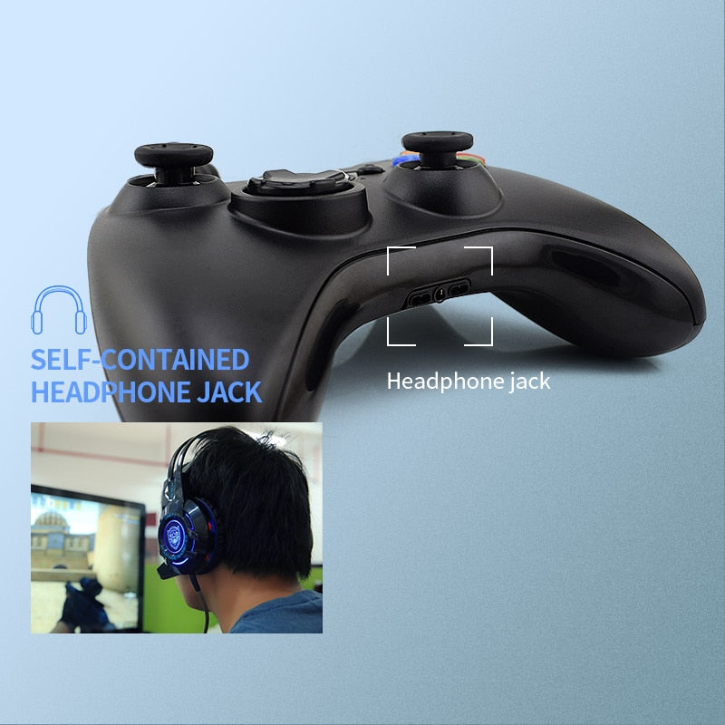 DATA FROG USB Wired Gamepad for Xbox 360 /Slim Controller for Windows 7/8/10 Microsoft PC Controller Support for Steam Game - Gaming Empire