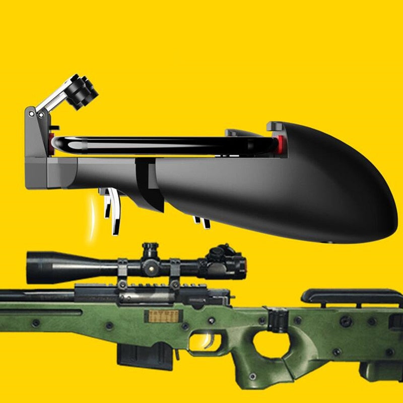 Pubg Game Gamepad AK66 For Mobile Phone Shooter Trigger Fire Button Game Controller Joystick Metal Trigger - Gaming Empire