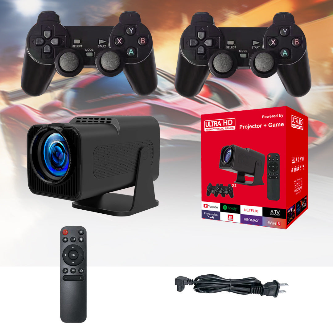 New game version HY300/P30 4K Android 11 game console HD projection home projector - Gaming Empire