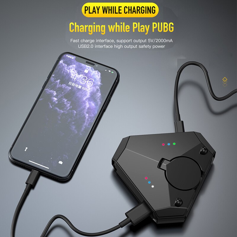 Gamepad Pubg Mobile Bluetooth 5.0 Android PUBG Controller Mobile Controller Gaming Keyboard Mouse Converter For IOS iPad to PC - Gaming Empire