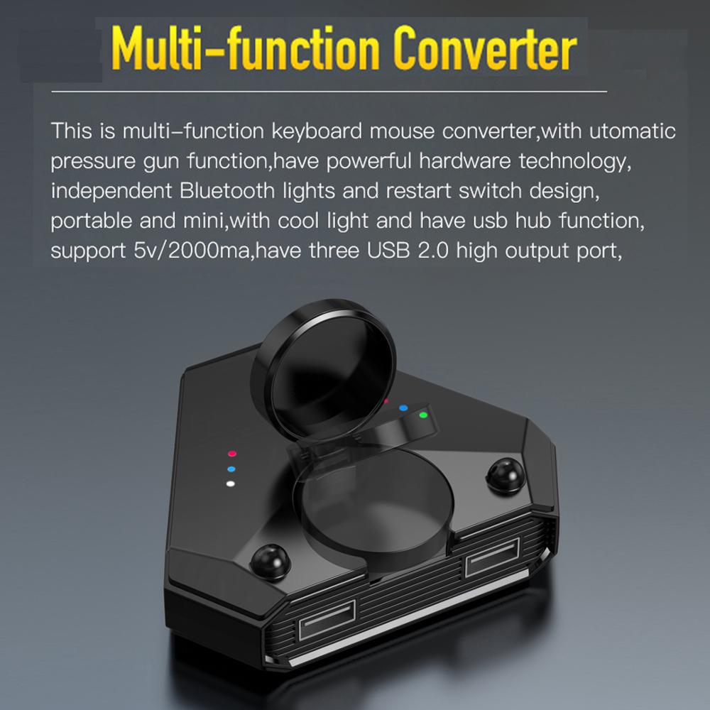 Gamepad Pubg Mobile Bluetooth 5.0 Android PUBG Controller Mobile Controller Gaming Keyboard Mouse Converter For IOS iPad to PC - Gaming Empire