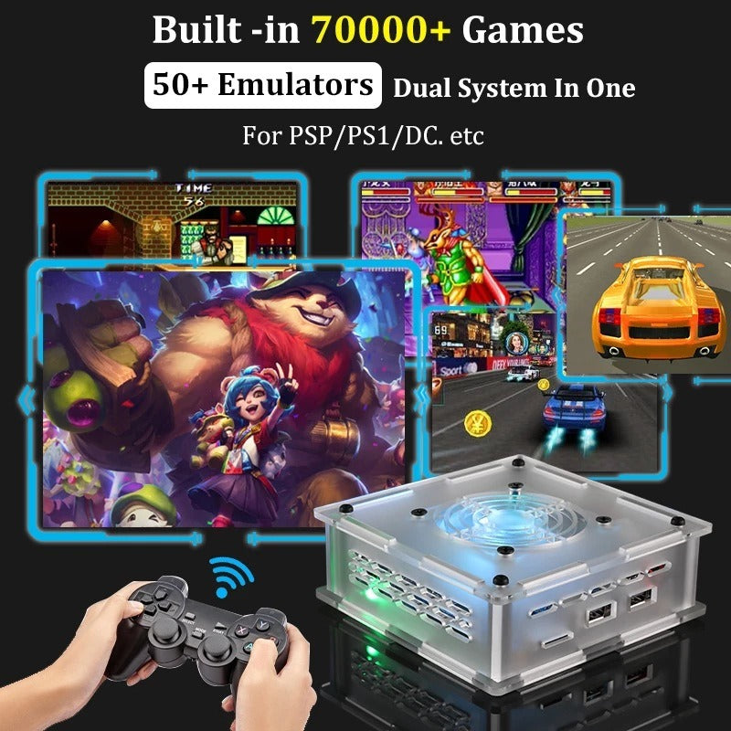 Retro mini video game console with dual systems of PSP/N64 for TV - Gaming Empire