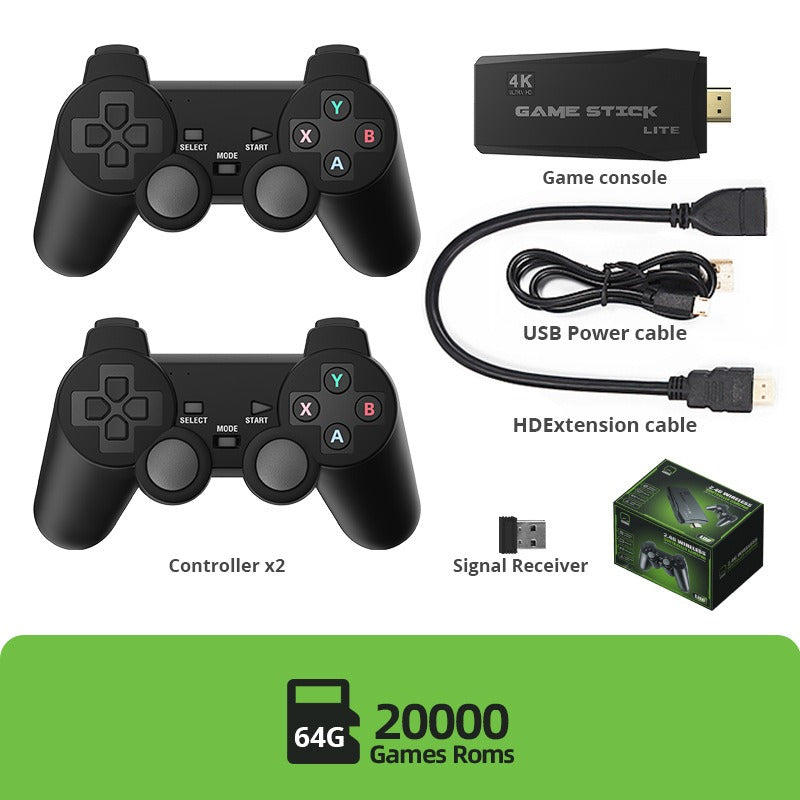 HDMI high-definition wireless doubles game console PSP Sega arcade simulator M8 4K GAME STICK - Gaming Empire
