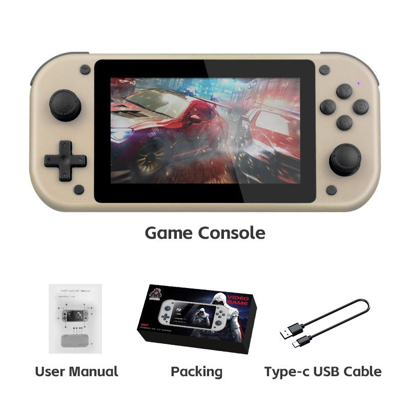 M17 handheld game console 3D home TV game console PSP arcade 4K HD PS1 handheld console - Gaming Empire