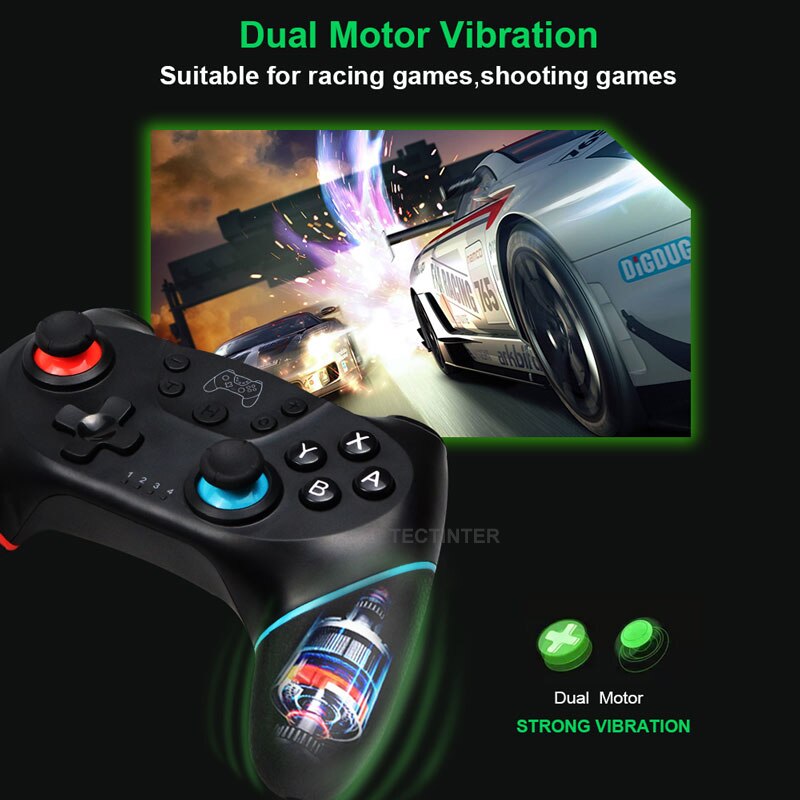 Wireless Bluetooth Gamepad For Nintendo Switch Pro NS-Switch Pro Game joystick Controller For Switch Console with 6-Axis Handle - Gaming Empire