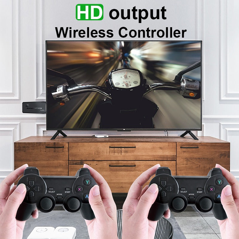 HDMI high-definition wireless doubles game console PSP Sega arcade simulator M8 4K GAME STICK - Gaming Empire